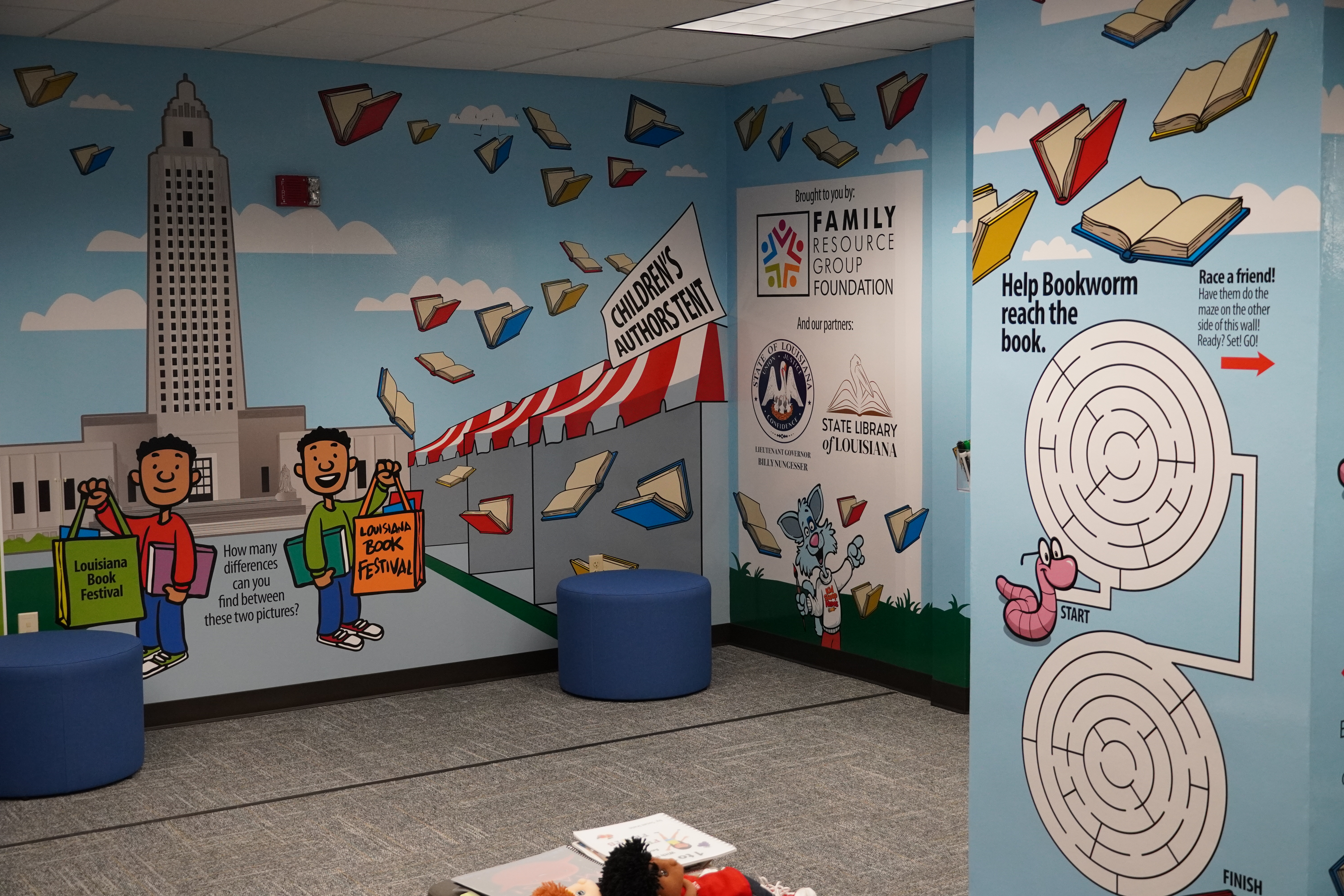 Interior of Literacy and Learning Lab at the State Library